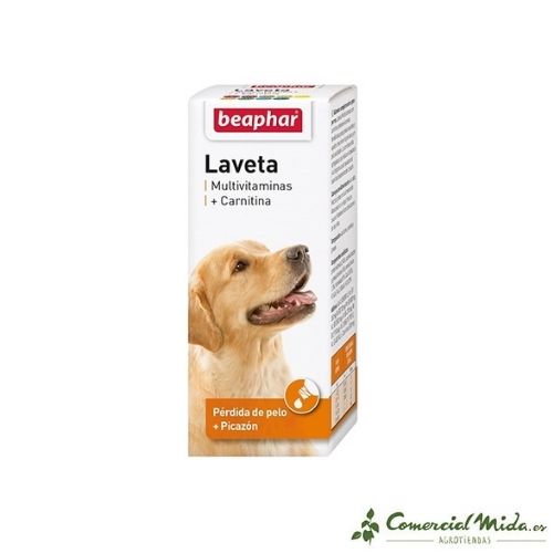 Suplemento alimenticio para perros Laveta con Carnitina 50 ml de Beaphar.