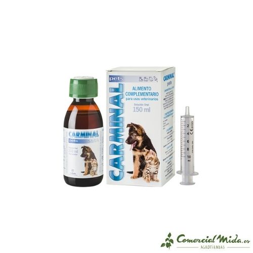 Suplemento Alimenticio Carminal Pets para perros y gatos 150 ml de Catalysis