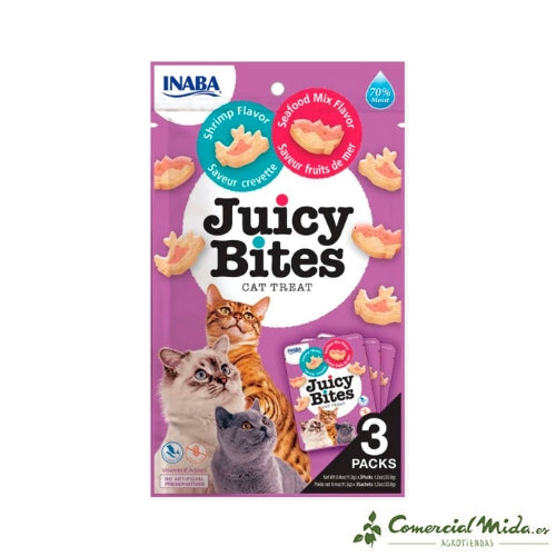 Churu CAT Juicy Bites Snack Gamba/Marisco