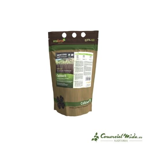 CULTIVERS Concime Organico Per Pomodori 1 Kg Microgranulato | Fertilizzante Biologico Con Acidi Umici
