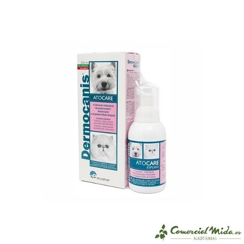 Pack Ahorro Champú + Espuma Dermocanis Atocare para perros y gatos con pieles sensibles