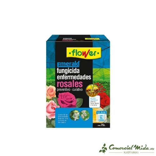 Flower fungicida concentrado contra enfermedades de los rosales (10ml)