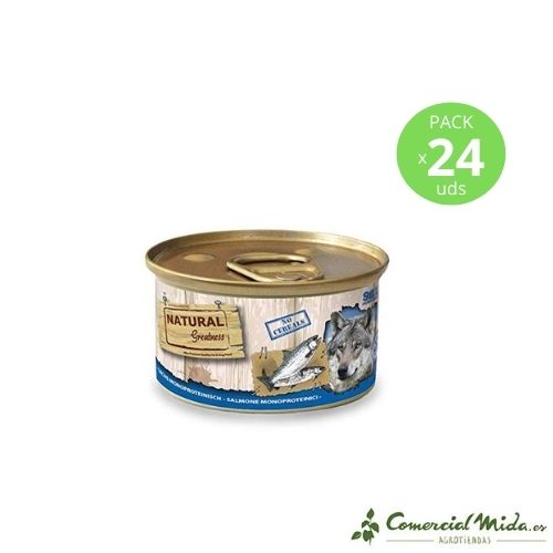 Comida húmeda para perro Natural Greatness Monoproteína Salmón Sensitive 24 x 170 gr