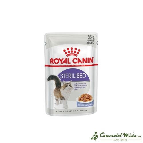Sobre de gelatina Royal Canin Sterilised para gatos adultos esterilizados 85gr