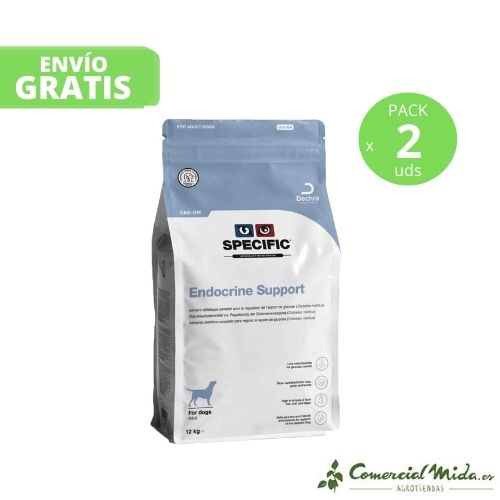 Alimento seco para perros Endocrine Support CED-DM 2x12 Kg de Specific