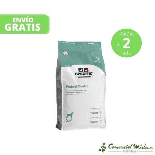 Pienso para perros Weight Control CRD-2 pack 2 sacos de 12 Kg de Specific