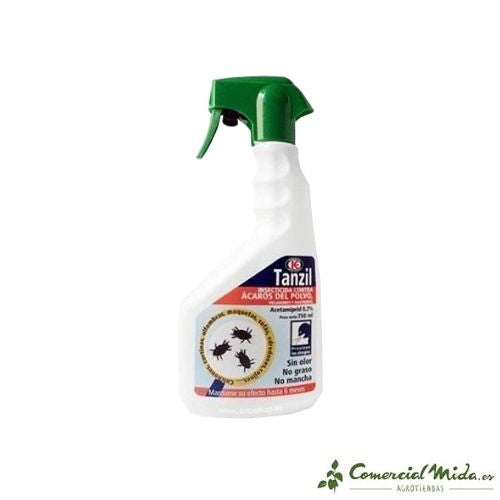 Insecticida TANZIL 750ml contra ácaros del polvo, voladores y rastreros