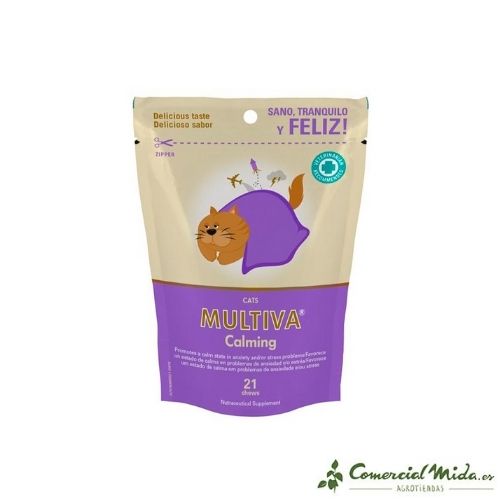 Suplemento alimenticio para gatos Multiva Calming Cats de Vetnova