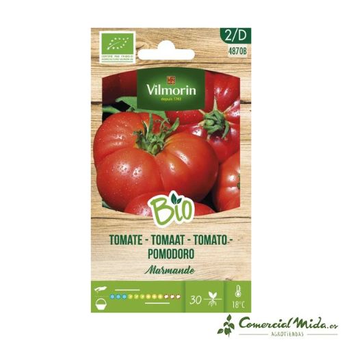 Vilmorin Bio Semillas de Tomate Marmande