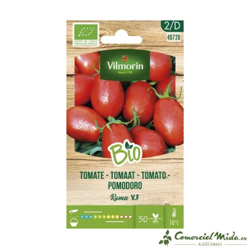 Vilmorin Semillas Bio de Tomate Roma