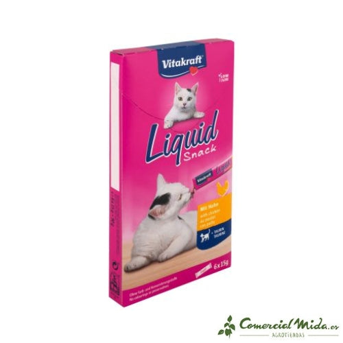 Vitakraft Cat Liquid Snack Pollo Gatos