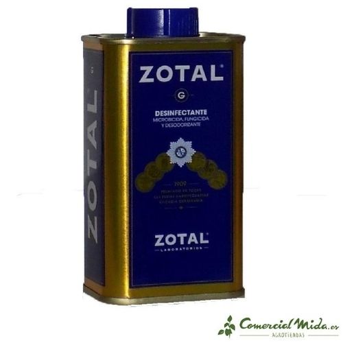 Desinfectante recinto para vivienda ZOTAL® (microbicida, fungicida y desodorizante). Envase 1/2 kg